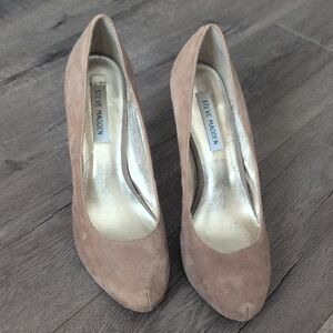 Steve Madden Women's Brown Suede Heels